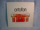 ORTOFON PICK UP TEST RECORD DIRECT TO DISC GF LP 0002