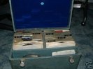 Square Dance Records with case - 108 45 Rpm