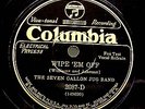 Rare Seven Gallon Jug Band Clarence Williams Jazz 78