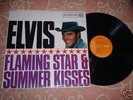 ELVIS PRESLEY SMALL ORANGE MONO FLAMING STAR SUPERB