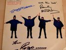 THE BEATLES group autographed signed ALBUM / LP w/COA