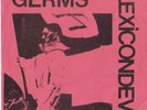 THE GERMS Lexicon Devil OG RED cover KBD Slash