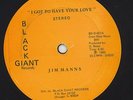 JIM MANNS on Black Giant modern soul disco 12