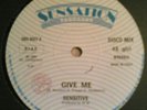 Sensitive - Give Me / Don't Stop Italo Disco