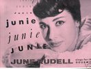 JUNE RUDELL SINGS FOR THE GOURMET LP '62 VIDO VG+++