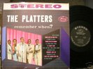 PLATTERS -Remember When LP, Stereo 1959 original NM