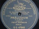€ FRITZ KREISLER Black G&T GC 47946 VIOLIN RARE 78 RPM