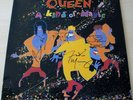 QUEEN group autographed signed ALBUM / LP w/COA