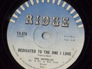THE SHIRELLES: DEDICATED TO THE ONE I LOVE 78 RPM S.A.