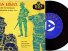 ALAN LOMAX EP SHIRLEY COLLINS DECCA TRI CENTRE