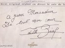 VINYL 33 TOURS/.PIAF-SARAPO./1963/DEDICACE/AUTOGRAPHE