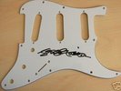 THE BEATLES /GEORGE HARISSON / signed GUITAR PICK GUARD