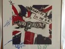 SEX PISTOLS SIGNED ANARCHY IN THE UK  FRAMED ART W/COA