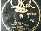 LOUIS ARMSTRONG HOT FIVE Skip The Gutter 78RPM JAZZ