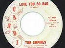 The Empires - Come Home Girl/Love You So Bad - Vinyl 45