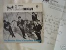 beatles 3rd christmas fanclub flexi lyn948 plus letter