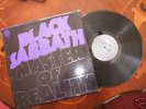 Black Sabbath Master of reality album with spiral label