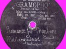 seltene Schellack E. BERLINER’S GRAMOPHONE 1897