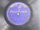 PARAMOUNT MA RAINEY BLUES PHONOGRAPH RECORD 78 RPM
