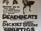 DICKIES DEADBEATS SPASTICS original 1977 Concert Flyer