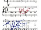 SEX PISTOLS FULLY SIGNED SHEET MUSIC W/COA  - ANARCHY