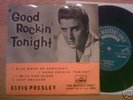 ELVIS PRESLEY EP 7EG 8256 HMV GOOD ROCKIN TONIGHT RARE