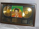 Elvis Presley 24 Carat Gold Discs Framed