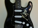 GEORGE MICHAEL SIGNED FENDER ELECTRIC GUITAR - W/COA