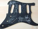 ROLLING STONES signed ELECTRIC GUITAR PICK GUARD