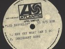 Led Zeppelin - Hey Hey/Immigrant Song RARE Acetate 7