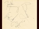 QUEEN - signed ( autographed ) paper