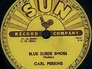 ROCKABILLY CARL PERKINS 78 BLUE SUEDE SHOES - ON SUN