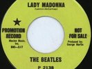 BEATLES Lady Madonna 1968 Capitol Promo 45