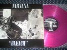 NIRVANA Bleach LP RARE PINK VINYL Sub-Pop / Erika Recs