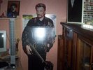 plv silhouette de johnny hallyday 1,80