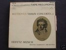 BEETHOVEN VIOLIN CONCERTO IN D REEL TO REEL 2 TRACK