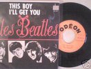 LES BEATLES JUKE BOX FRANCAIS ODEON SO 10117 45TRS TBE