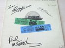 THE BEATLES group autographed signed ALBUM / LP w/COA