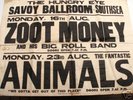 ORIGINAL Poster (1965) ZOOT MONEY/ANIMALS VG