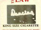 THE LAW King Size Cigarette RARE IOWA PUNK 45 Original