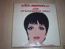 Andy Warhol Cover Liza Minelli Live at Carnegie Hall LP