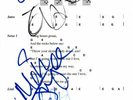 THE SMITHS FULLY SIGNED SHEET MUSIC W/COA - SHAKESPEARE