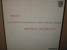 Bach sonatas & partitas Grumiaux violin Philips 3LP box