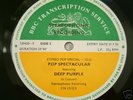 DEEP PURPLE IN CONCERT TRANSCRIPTION DISC EALRY 70'S