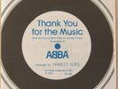 ABBA GROUP signed SONG SHEET with COA