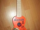 SELCOL BIG BEAT JUNIOR GUITAR THE BEATLES RED & ORANGE