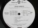 BLACK SABBATH - Debut S/T - White Label Promo WLP - VG+