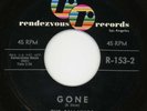 RARE DOO WOP GROUP 45 THE GALLAHADS - GONE LISTEN