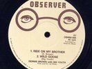 Dennis Brown & Big Youth Ride On Brother RARE Observer