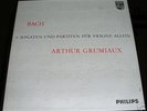A.GRUMIAUX-BACH 6 SONATAS UND PARTITEN BOX 3 LP NM 60's